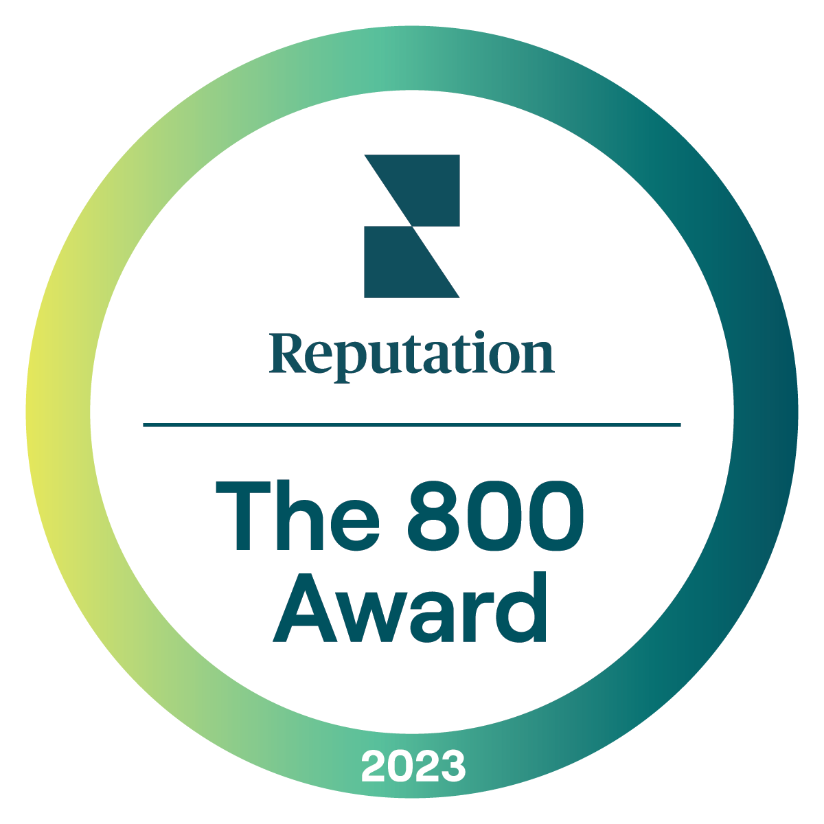 Reputation The 800 Award