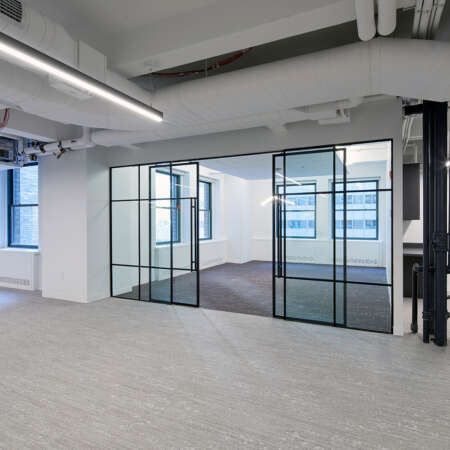 Click to view a popup image of empty office space