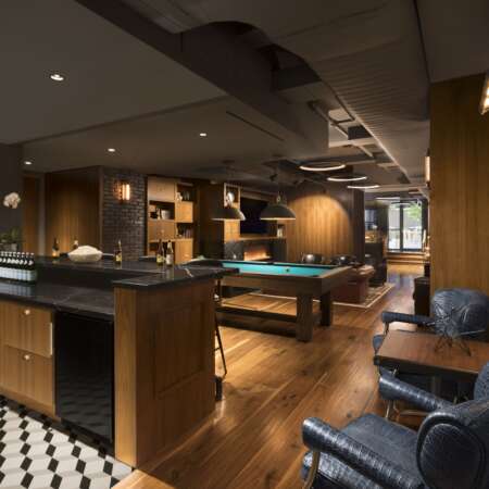 Click to view a popup image of executive lounge and billiards