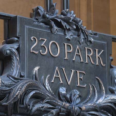 Click to view a popup image of 230 Park signage